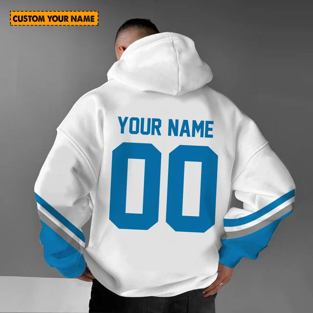 ELITE EDITION - NEW CUSTOMIZED NFL04 DTL DETROIT LIONS HOODIE, ZIP HOODIE, POLO SHIRT, ZIP POLO SHIRT, T-SHIRT & SWEATSHIRT
