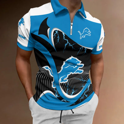 LIMITED EDITION - NEW CUSTOMIZED NFL04 DTL DETROIT LIONS T-SHIRT, POLO SHIRT, ZIP POLO SHIRT, SWEATSHIRT, HOODIE & ZIP HOODIE