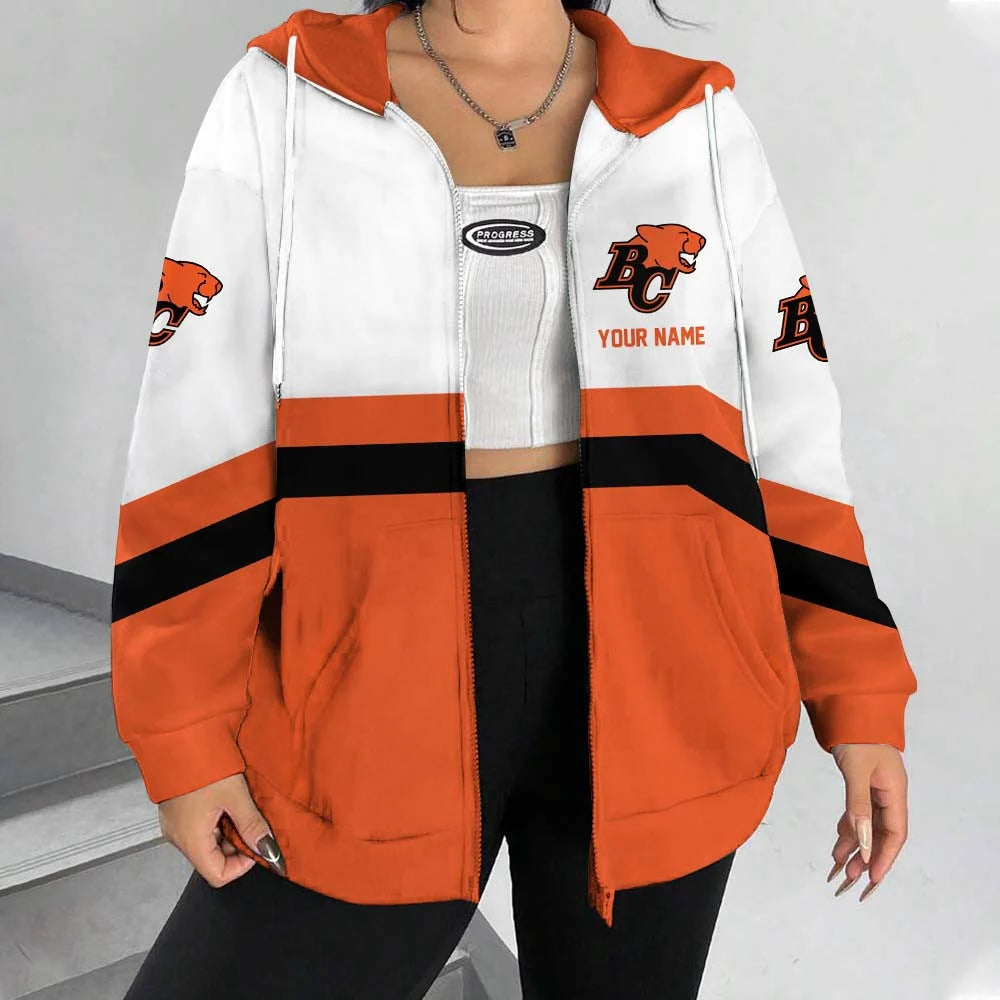 [FAN EXCLUSIVE] NEW CUSTOMIZED CFL05 BCL BC LIONS HOODIE & ZIP HOODIE