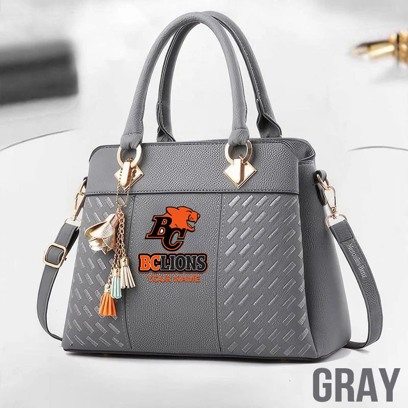 [FAN EXCLUSIVE] NEW CUSTOMIZED CFL05 BCL BC LIONS MULTICOLOR HANDBAG