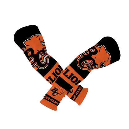[FAN EXCLUSIVE] NEW CUSTOMIZED CFL05 BCL BC LIONS SUN ARM SLEEVES
