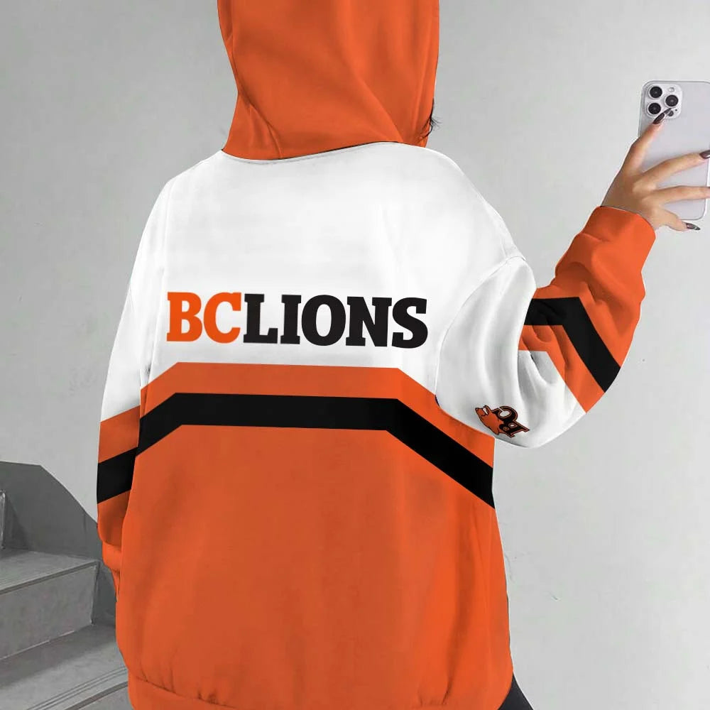 [FAN EXCLUSIVE] NEW CUSTOMIZED CFL05 BCL BC LIONS HOODIE & ZIP HOODIE