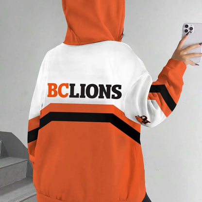 [FAN EXCLUSIVE] NEW CUSTOMIZED CFL05 BCL BC LIONS HOODIE & ZIP HOODIE