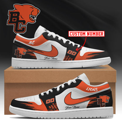 [FAN EXCLUSIVE] NEW CUSTOMIZED CFL05 BCL BC LIONS AIR JORDAN LOW SHOES