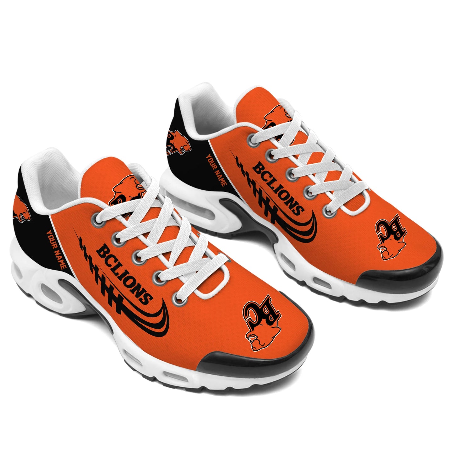 [FAN EXCLUSIVE] NEW CUSTOMIZED CFL05 BCL BC LIONS AIR MAX PLUS SNEAKERS