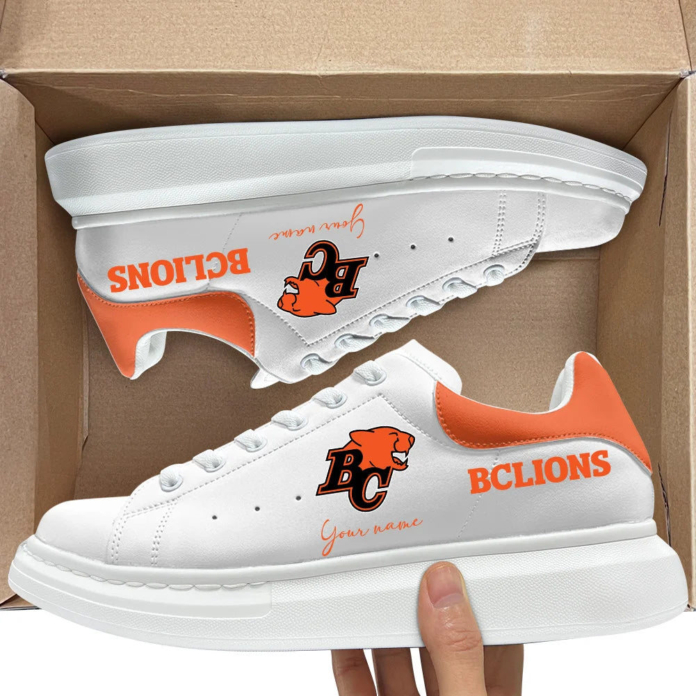 [FAN EXCLUSIVE] NEW CUSTOMIZED CFL05 BCL BC LIONS MCQUEEN SHOES
