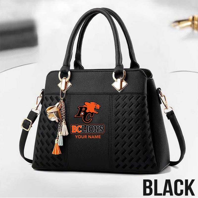 [FAN EXCLUSIVE] NEW CUSTOMIZED CFL05 BCL BC LIONS MULTICOLOR HANDBAG