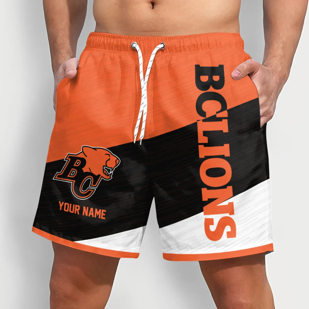 [FAN EXCLUSIVE] NEW CUSTOMIZED CFL05 BCL BC LIONS SHORT PANTS