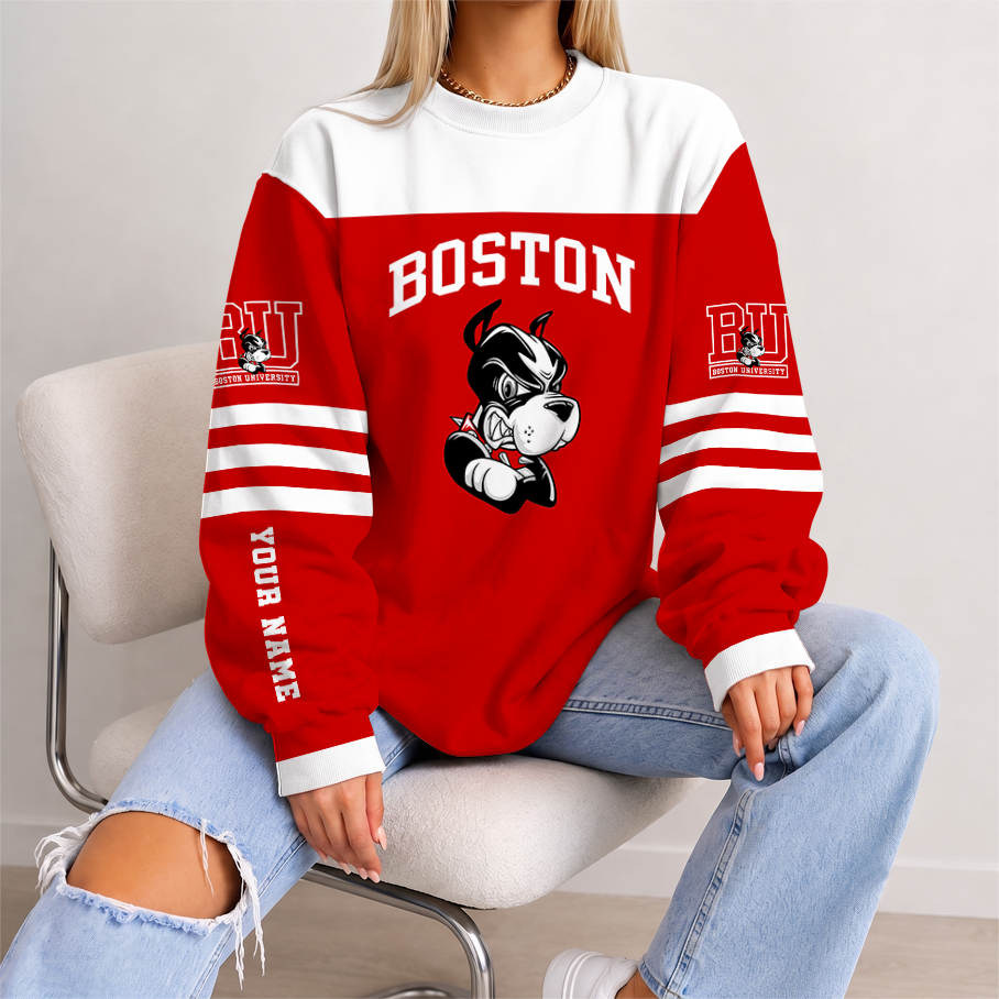 [FAN FAVORITE] NEW CUSTOMIZED NCAA MFF05 BUT BOSTON UNIVERSITY TERRIERS UNISEX SWEATSHIRT