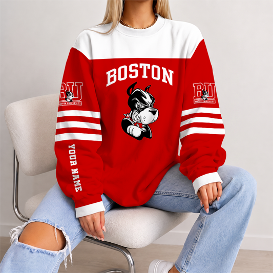 [FAN FAVORITE] NEW CUSTOMIZED NCAA MFF05 BUT BOSTON UNIVERSITY TERRIERS UNISEX SWEATSHIRT