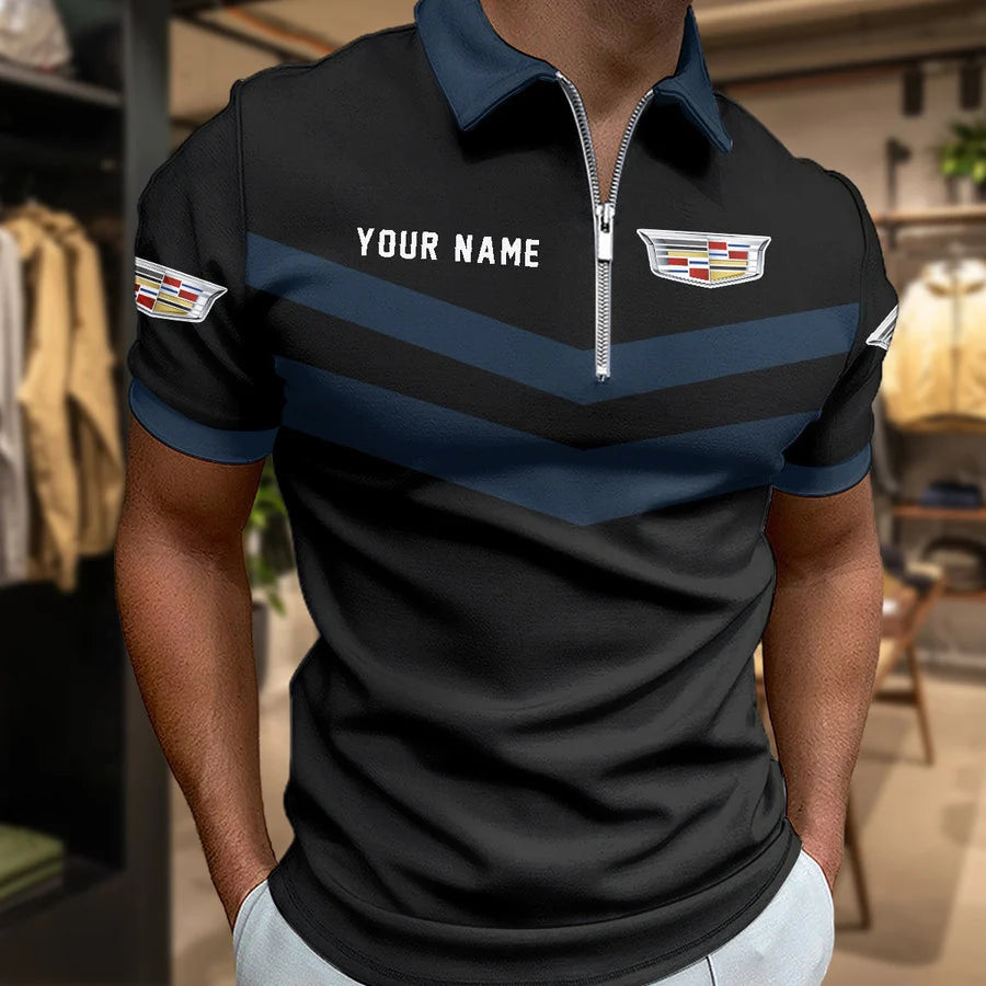 LIMITED EDITION - NEW CUSTOMIZED F105 CDL CADDY ZIP POLO SHIRT