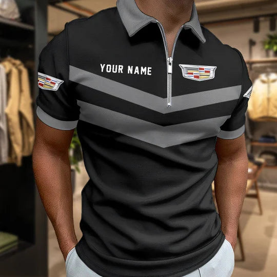LIMITED EDITION - NEW CUSTOMIZED F105 CDL CADDY ZIP POLO SHIRT