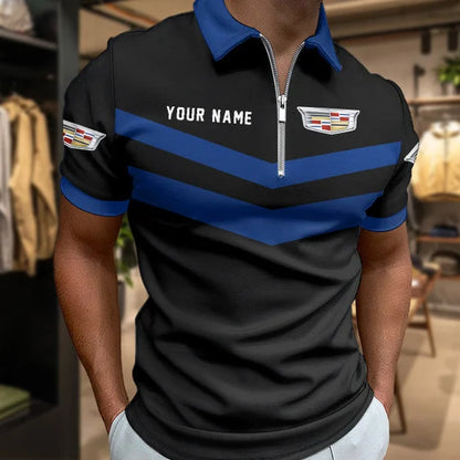 LIMITED EDITION - NEW CUSTOMIZED F105 CDL CADDY ZIP POLO SHIRT