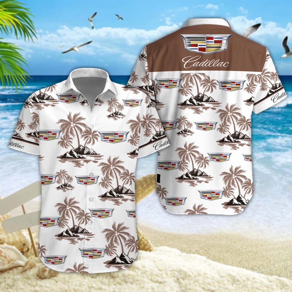 [FAN MUST-HAVE] NEW CUSTOMIZED F105 CAD CADILLAC UNISEX HAWAIIAN SHIRT & SHORTS SET