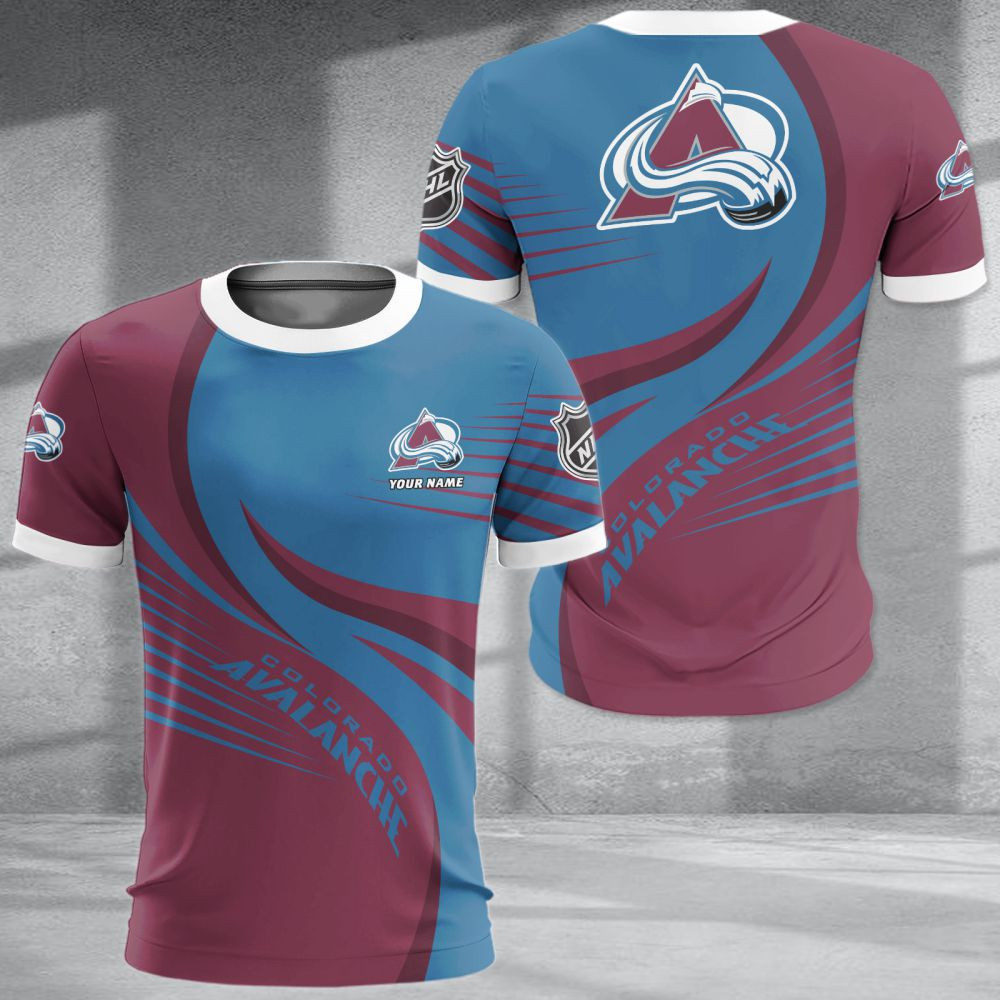 LIMITED EDITION - NEW CUSTOMIZED NHL05 CAL COLORADO AVALANCHE POLO SHIRT & T-SHIRTS
