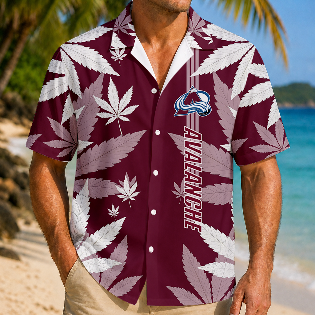 LIMITED EDITION - NEW CUSTOMIZED NHL05 CAL COLORADO AVALANCHE UNISEX HAWAIIAN SHIRT