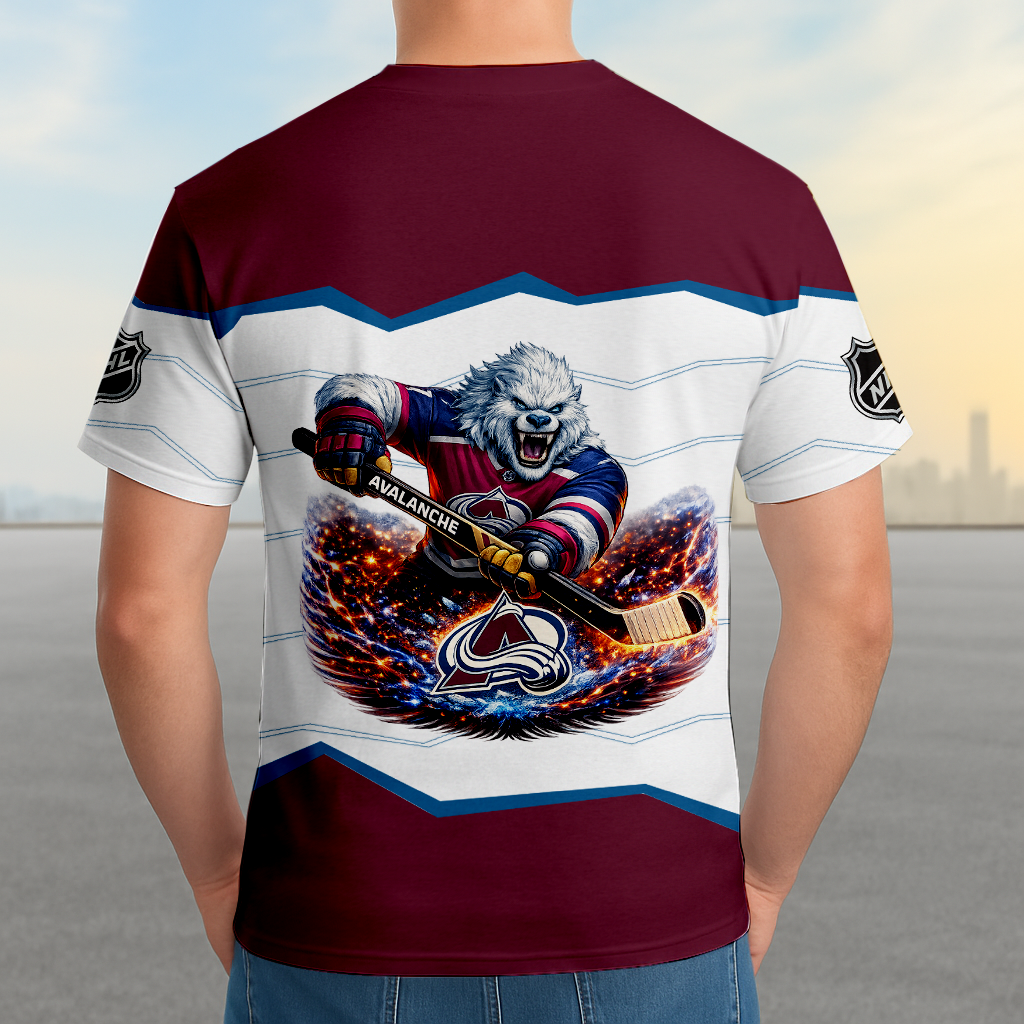 LIMITED EDITION - NEW CUSTOMIZED NHL05 CAL COLORADO AVALANCHE UNISEX T-SHIRT, SWEATSHIRTS, HOODIE & JACKETS