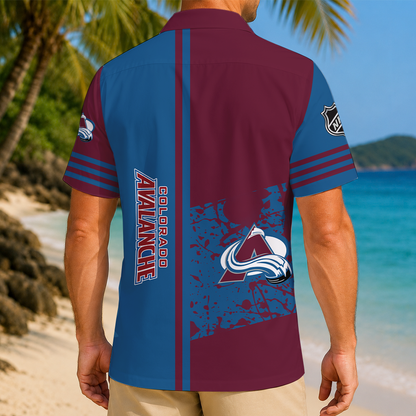 LIMITED EDITION - NEW CUSTOMIZED NHL05 CAL COLORADO AVALANCHE UNISEX HAWAIIAN SHIRT