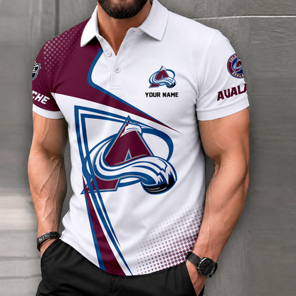 FINAL SALE - NEW CUSTOMIZED NHL05 CAL COLORADO AVALANCHE POLO SHIRT, ZIP POLO SHIRT, T-SHIRTS, HOODIE, ZIP HOODIE & SWEATSHIRT