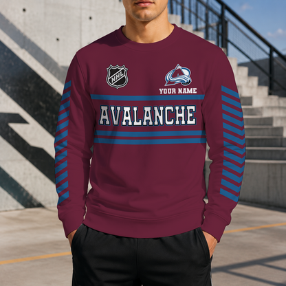 VIRAL EDITION - NEW CUSTOMIZED NHL05 CAL COLORADO AVALANCHE UNISEX SWEATSHIRT