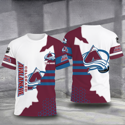 LIMITED EDITION - NEW CUSTOMIZED NHL05 CAL COLORADO AVALANCHE T-SHIRT, POLO SHIRT, ZIP POLO SHIRT, SWEATSHIRT, HOODIE & ZIP HOODIE