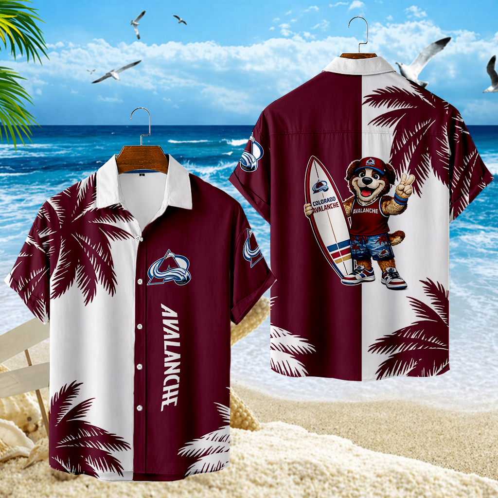 LIMITED EDITION - NEW CUSTOMIZED NHL05 CAL COLORADO AVALANCHE UNISEX HAWAIIAN SHIRT
