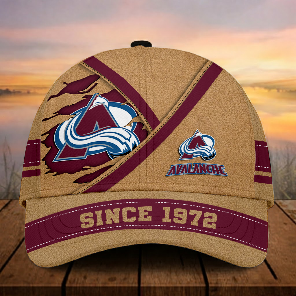 LIMITED EDITION - NEW CUSTOMIZED NHL05 CAL COLORADO AVALANCHE CLASSIC CAP