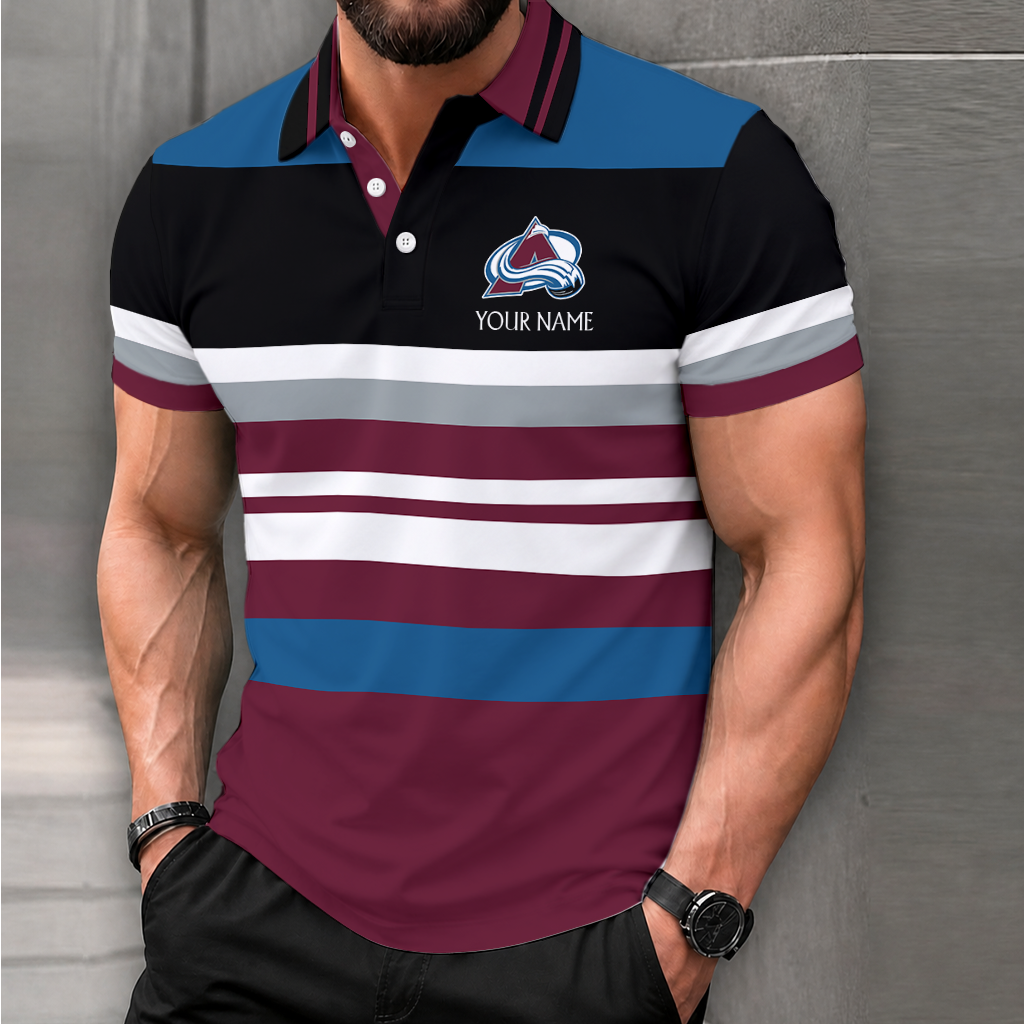 LIMITED EDITION - NEW CUSTOMIZED NHL05 CAL COLORADO AVALANCHE T-SHIRT, POLO SHIRT, ZIP POLO SHIRT, SWEATSHIRT, HOODIE & ZIP HOODIE