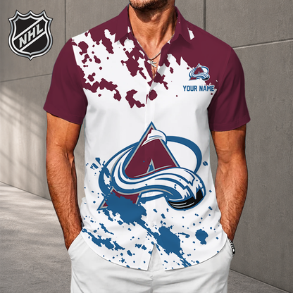 LIMITED EDITION - NEW CUSTOMIZED NHL05 CAL COLORADO AVALANCHE UNISEX HAWAIIAN SHIRT