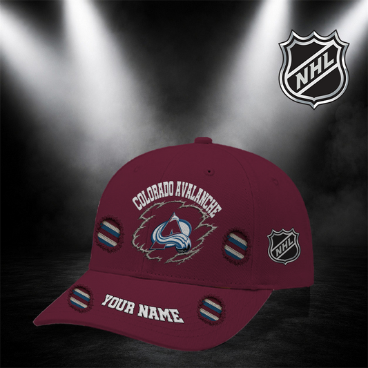 [SUPER SALE] NEW CUSTOMIZED NHL05 CAL COLORADO AVALANCHE CLASSIC CAP