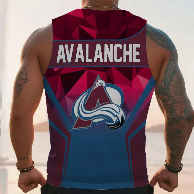 [SUPER SALE] NEW CUSTOMIZED NHL05 CAL COLORADO AVALANCHE UNISEX TANK TOP