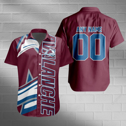 [SUPER SALE] NEW CUSTOMIZED NHL05 CAL COLORADO AVALANCHE UNISEX HAWAIIAN SHIRT