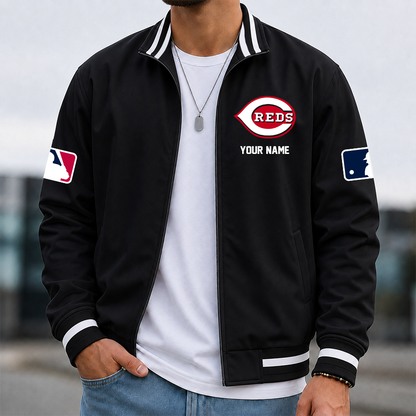 [FLASH SALE] NEW CUSTOMIZED MLB05 CRS CINCINNATI REDS MULTICOLOR MEN'S CASUAL JACKET