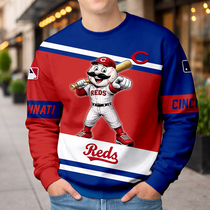 LIMITED EDITION - NEW CUSTOMIZED MLB05 CRS CINCINNATI REDS UNISEX T-SHIRT, HOODIE & JACKETS