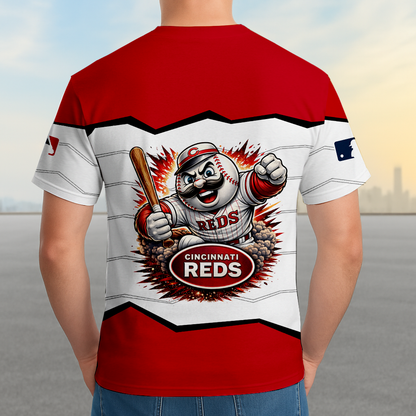LIMITED EDITION - NEW CUSTOMIZED MLB05 CRS CINCINNATI REDS UNISEX T-SHIRT, SWEASHIRTS, HOODIE & JACKETS