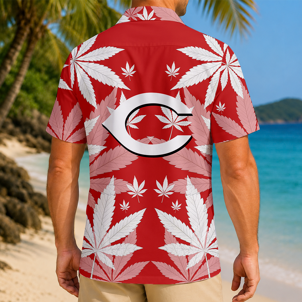 LIMITED EDITION - NEW CUSTOMIZED MLB05 CRS CINCINNATI REDS UNISEX HAWAIIAN SHIRT