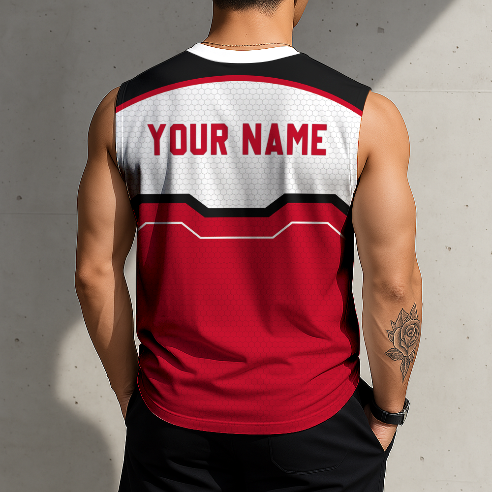 LIMITED EDITION - NEW CUSTOMIZED MLB05 CRS CINCINNATI REDS MEN'S GYM SHIRT