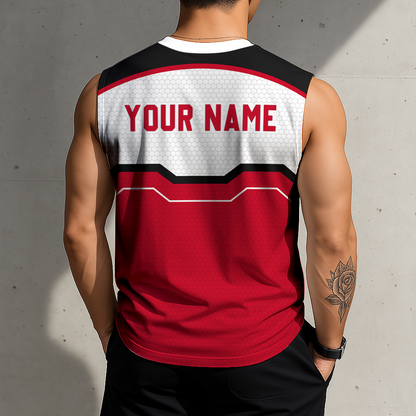 LIMITED EDITION - NEW CUSTOMIZED MLB05 CRS CINCINNATI REDS MEN'S GYM SHIRT