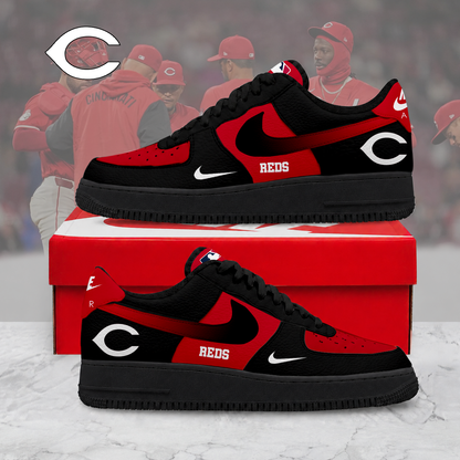 MEGA SALE - NEW CUSTOMIZED MLB05 CRS CINCINNATI REDS AF1 SHOES