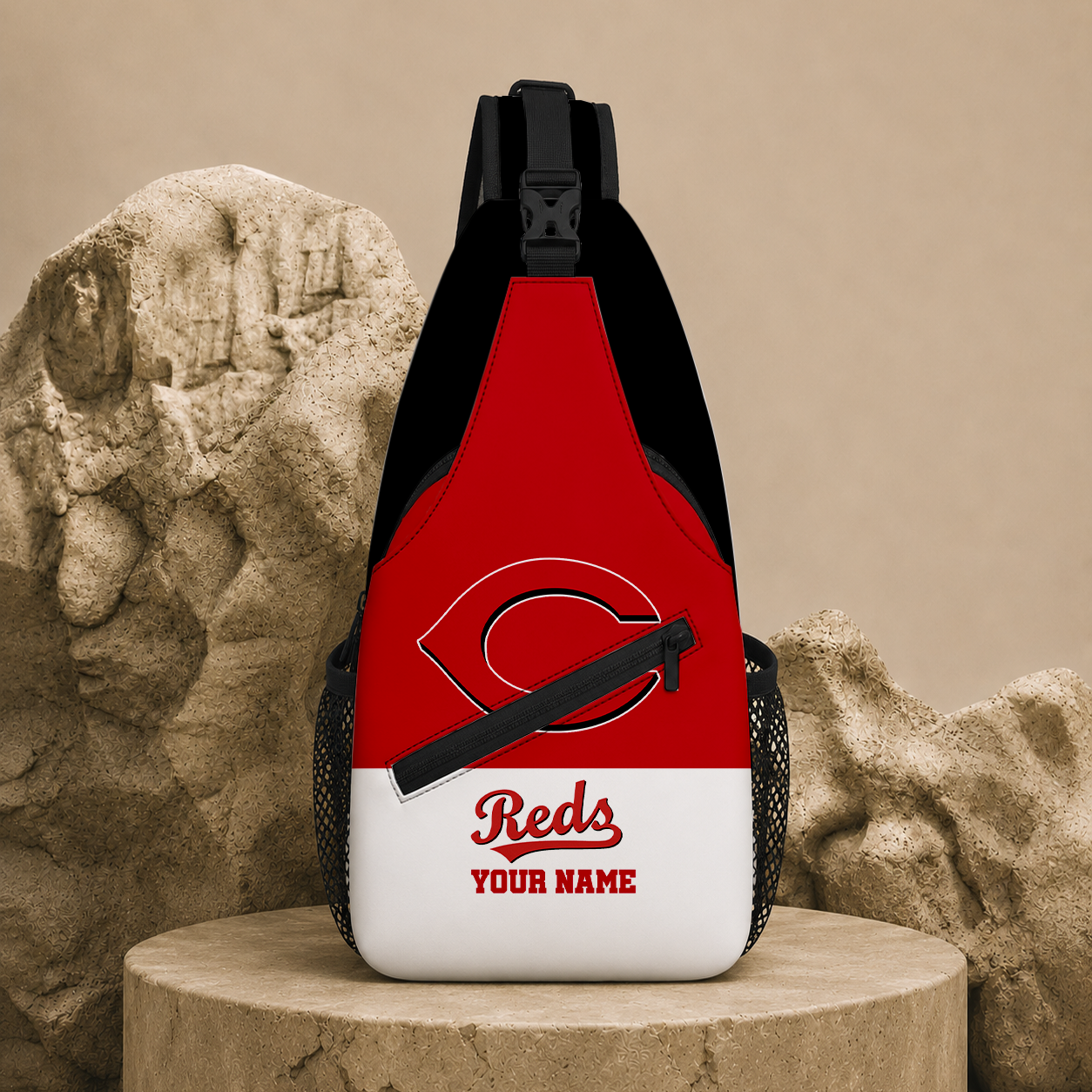 LIMITED EDITION - NEW CUSTOMIZED MLB05 CRS CINCINNATI REDS SLING BAG