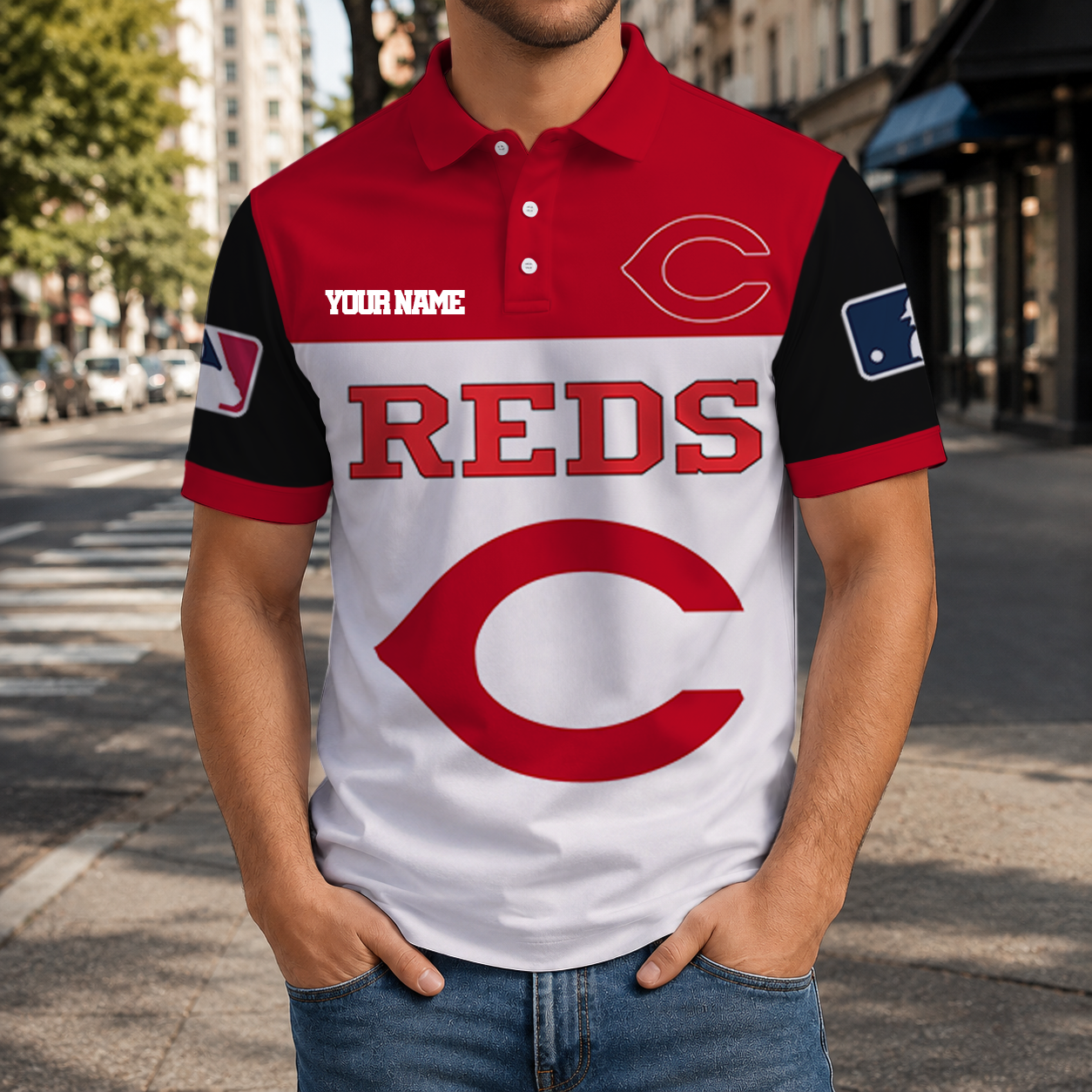 LIMITED EDITION - NEW CUSTOMIZED MLB05 CRS CINCINNATI REDS T-SHIRT, POLO SHIRT, ZIP POLO SHIRT, SWEATSHIRT, HOODIE & ZIP HOODIE