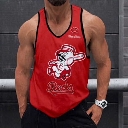 LIMITED EDITION - NEW CUSTOMIZED MLB05 CINCINNATI REDS UNISEX TANK TOP