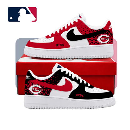 VIRAL EDITION - NEW CUSTOMIZED MLB05 CRS CINCINNATI REDS AF1 SHOES