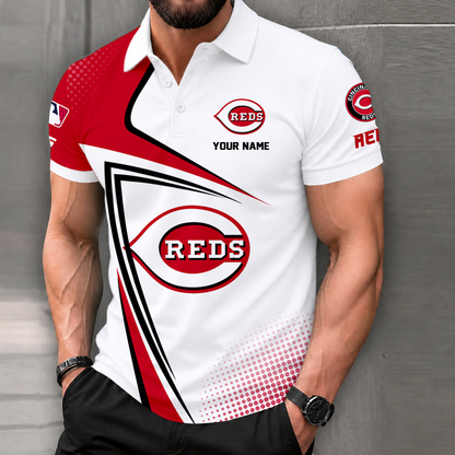LIMITED EDITION - NEW CUSTOMIZED MLB05 CRS CINCINNATI REDS POLO SHIRT, ZIP POLO SHIRT & T-SHIRTS
