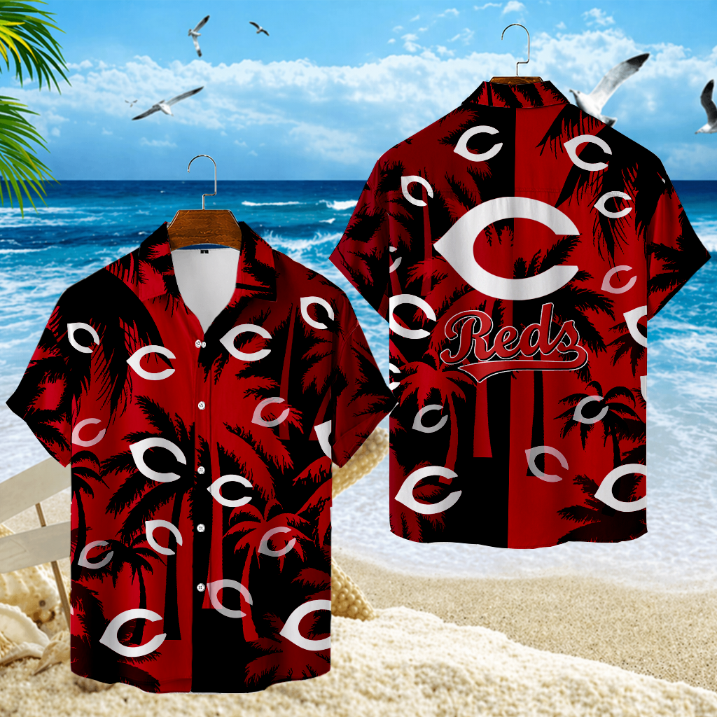 LIMITED EDITION - NEW CUSTOMIZED MLB05 CRS CINCINNATI REDS UNISEX HAWAIIAN SHIRT