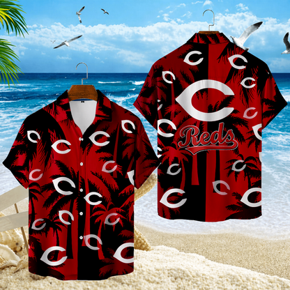 LIMITED EDITION - NEW CUSTOMIZED MLB05 CRS CINCINNATI REDS UNISEX HAWAIIAN SHIRT