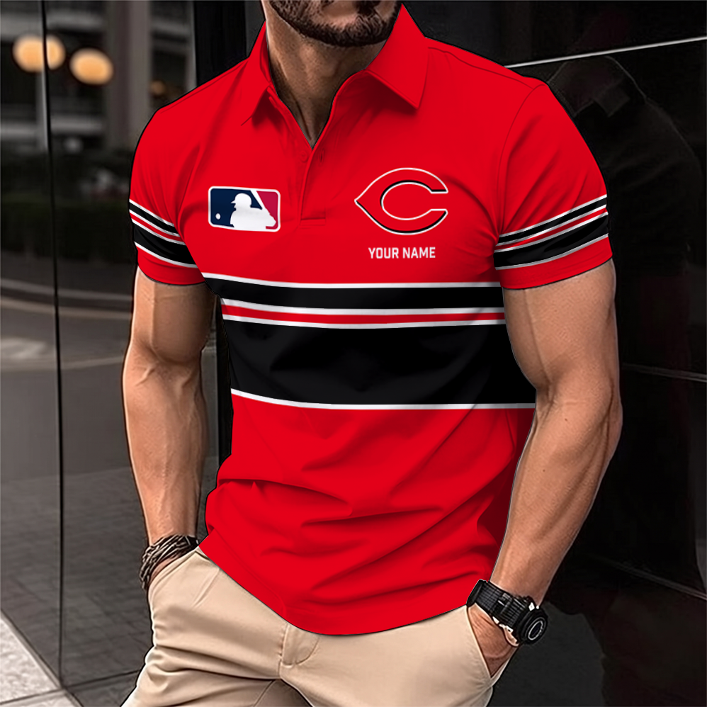 [FLASH SALE] NEW CUSTOMIZED MLB05 CRS CINCINNATI REDS POLO SHIRT