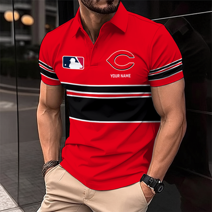 [FLASH SALE] NEW CUSTOMIZED MLB05 CRS CINCINNATI REDS POLO SHIRT
