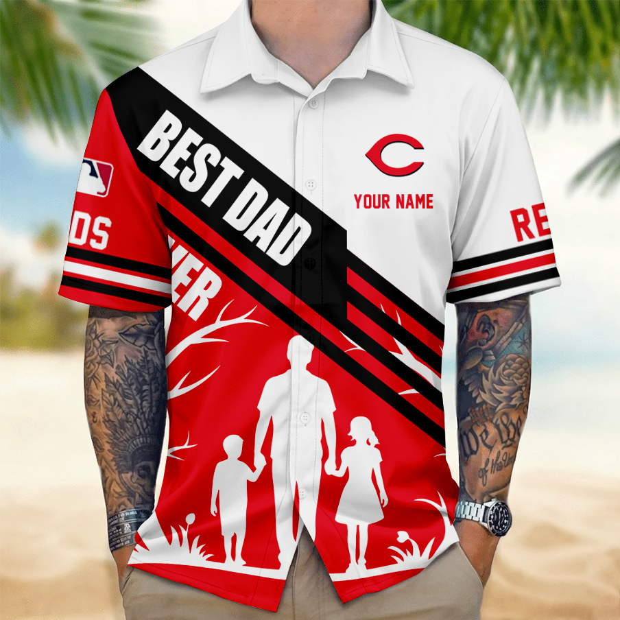 LIMITED EDITION - NEW CUSTOMIZED MLB05 CRS CINCINNATI REDS UNISEX HAWAIIAN SHIRT