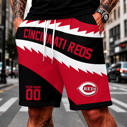 [FLASH SALE] NEW CUSTOMIZED MLB05 CRS CINCINNATI REDS SHORT PANTS